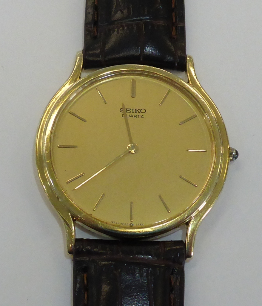 Seiko 9ct Gold Dress Watch, 1990 | robswatches